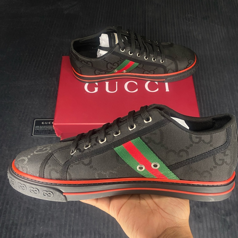 Gucci Tennis 1997 Off The Grid Low ‘Black’ 
Size 11.5 Men / Size 13 Women